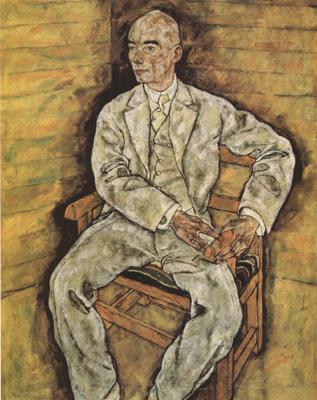 Egon Schiele Portrait of Victor Ritter von Bauer (mk12)